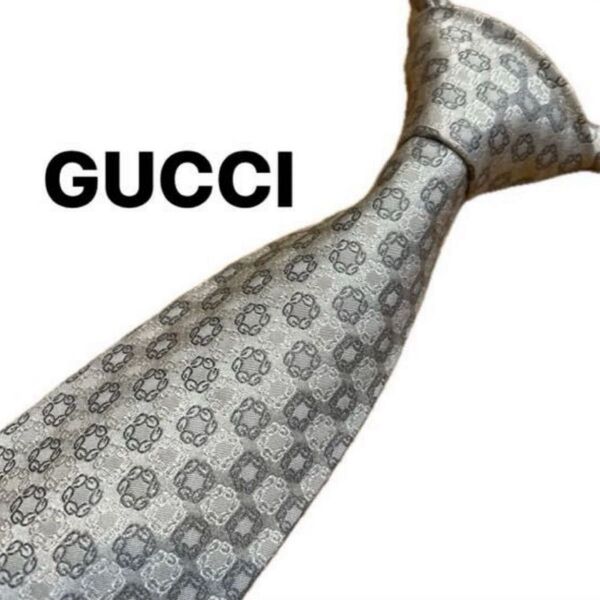 【美品】グッチ GUCCI ネクタイ ブランドネクタイ シルクネクタイ ハイブランド Gマーク 結婚式 二次会 パーティー