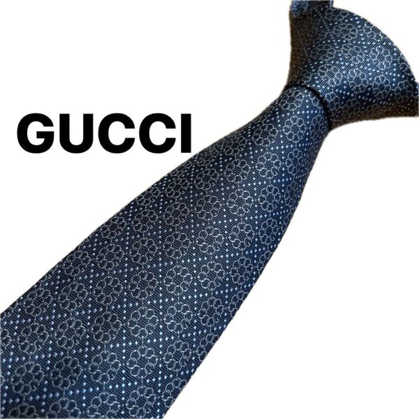 【極美品】グッチ GUCCI ネクタイ ブランドネクタイ シルクネクタイ ハイブランド Gマーク