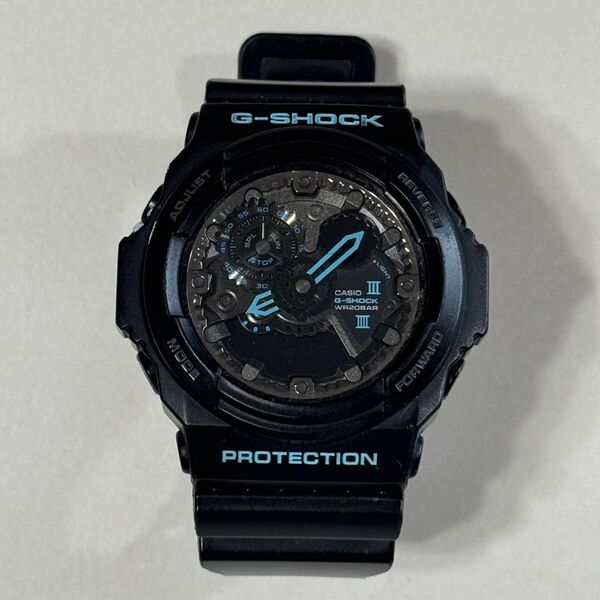 【CASIO】 G-SHOCK GA-300BA ブラック×ブルー
