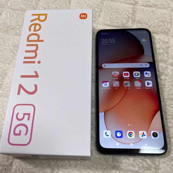 Redmi 12 5G 6.8インチ メモリー4GB ストレージ128GB ミッドナイトブラック