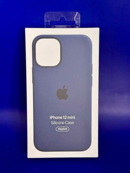 正規品 MagSafe対応 iPhone12mini シリコンケース/ネイビー