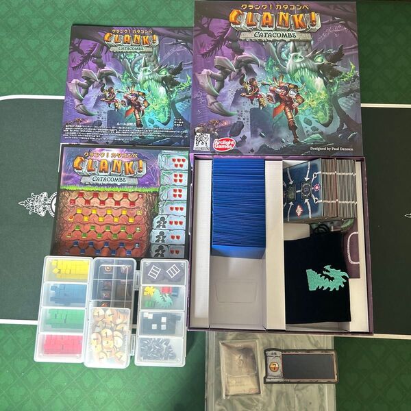 ボードゲーム クランク カタコンベ スリーブ 収納ケース 付き