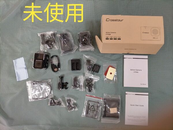 未使用 Crosstour アクションカメラ CT9500 4K アクセサリー付