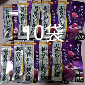 忍者めし鉄の鎧グレープ味 10袋