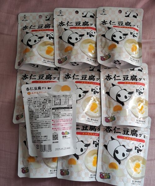 杏仁豆腐グミ 10袋 カテ、クーポン