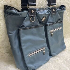 Orobianco オロビアンコ トートバッグ 大容量 レザー 金具ロゴ