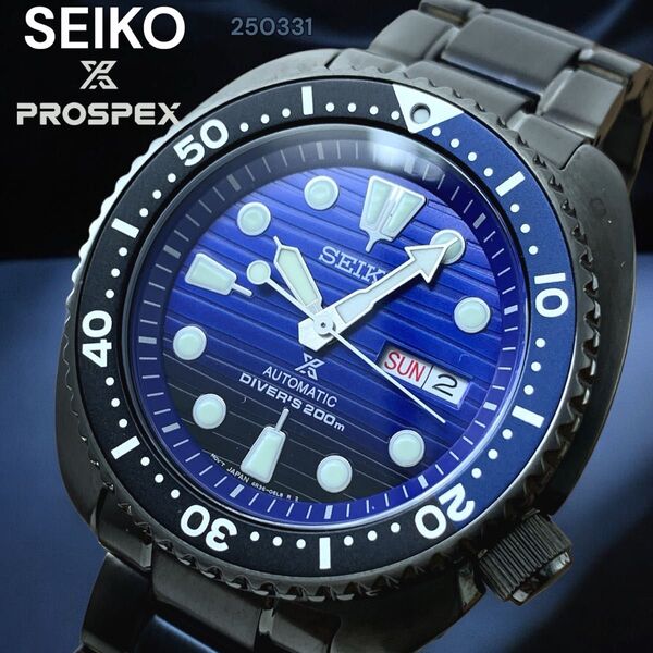 定価8.7万円 海外SEIKO/セイコー プロスペックス スペシャルエディション 自動巻き ダイバーズ デイデイトメンズ腕時計