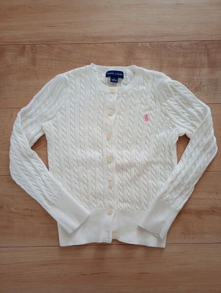RALPH LAUREN☆ケーブルコットンカーディガン【120cm】