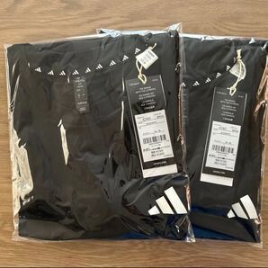 adidas アディダス トレーニング Tシャツ メンズ BXH38(IC7421)ブラック Lサイズ 新品 2着セット