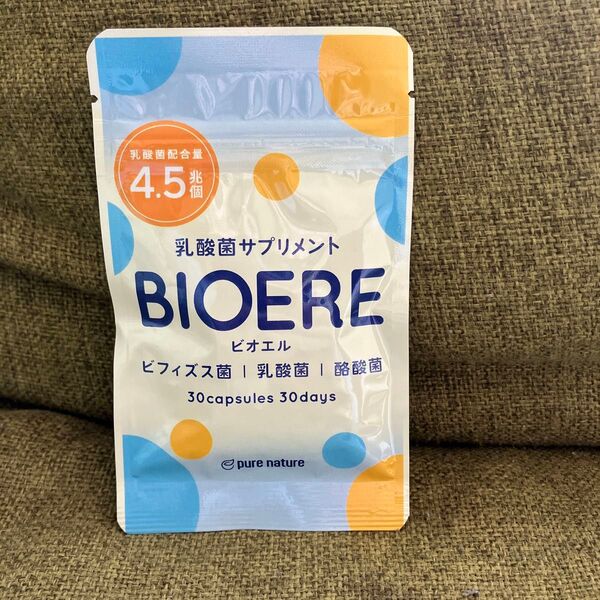 BIORE ビオエル 乳酸菌サプリメント 30カプセル