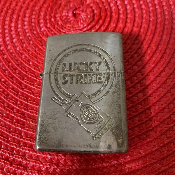 アンティーク ZIPPO ライターケースのみ ラッキーストライク