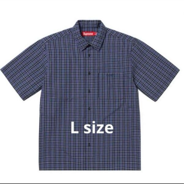 希少 NewJeansヘリン着用 supreme Loose Fit Mini Plaid S/S Shirt