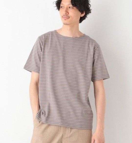 グローバルワーク マルチボーダーTシャツ