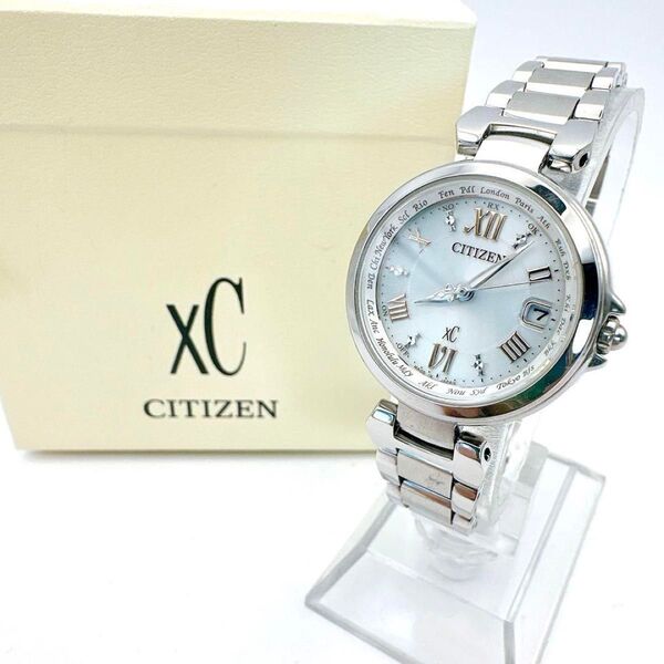 美品 稼動品 シチズン クロスシー ハッピーフライト レディース 腕時計 Xc CITIZEN クオーツ