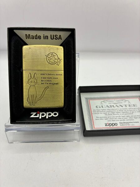 Zippo ジッポー 極美品 スタジオジブリ 魔女の宅急便 ジジ 2 真鍮 最終価格