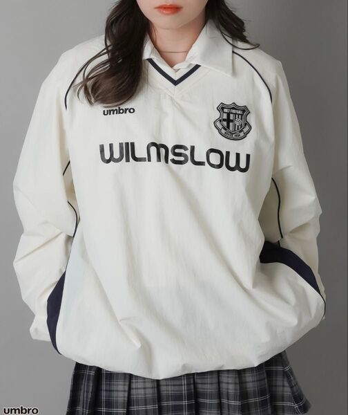 【UMBRO/アンブロ】ナイロンパイピングプルオーバートップス