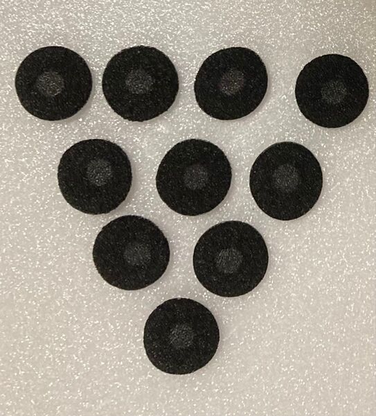 イヤホン交換用スポンジ製イヤーパッド φ18mm 10個入り