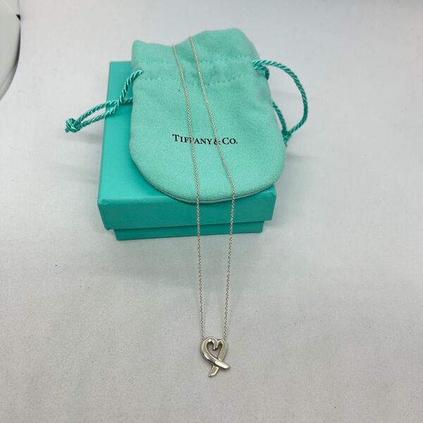 TIFFANY&CO. ティファニー ラビングハート ネックレス SV925