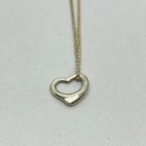 TIFFANY&CO. ティファニー オープンハート ネックレス SV シルバー