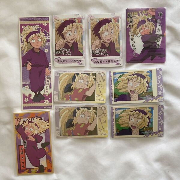 忍たま乱太郎 忍たま 斉藤タカ丸 スナマイ スナップマイド クリアカード ロングステッカー 華絵札 グッズ カード