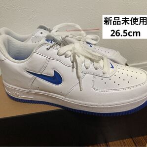 新品未使用 NIKE ナイキ エアフォース1 ロー レトロ 白 青 26.5cm