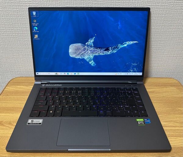 美品Galleria ゲーミングノート Corei7 240Hz RTX3070