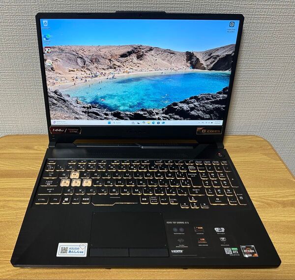 美品 ゲーミングノート Ryzen7 RTX3050Ti 144Hz