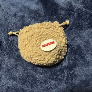 小さい巾着袋 ベージュ