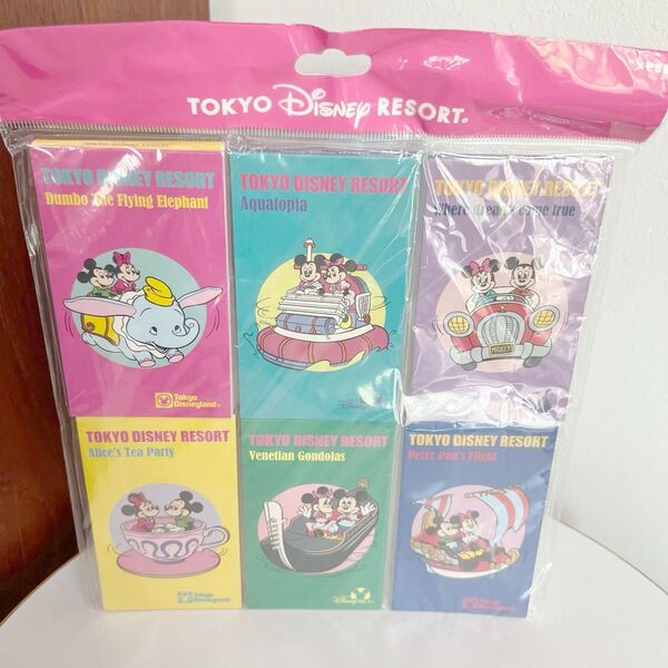 TDR 東京ディズニーリゾート メモセット ディズニー アトラクション メモ帳 新品未開封 ディズニーシー