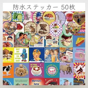 *新品* 防水 ステッカー 50枚 韓国雑貨 シール 64