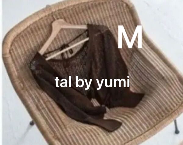 レディース しまむら tal by yumi ニット ブークレボレロ ブラウン M 新品タグ付き