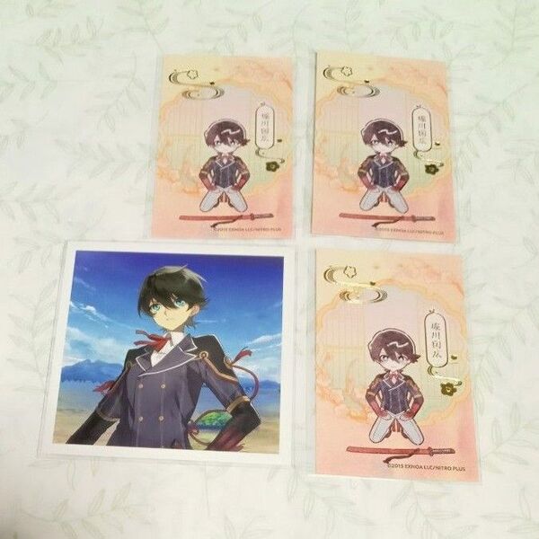 刀剣乱舞 アニメイトカフェ 箔押しカード+ましこれ 堀川国広 セット