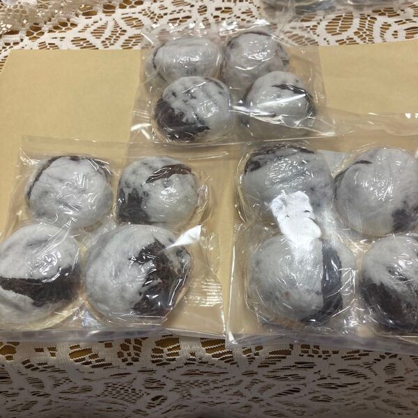 薄皮饅頭4個入り 3パック つぶあん わけあり 1個45g