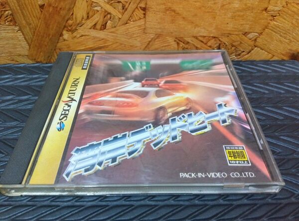 【中古品】湾岸デッドヒート セガサターン レトロ ソフト ドリフト レーシング ゲーム 対戦可能