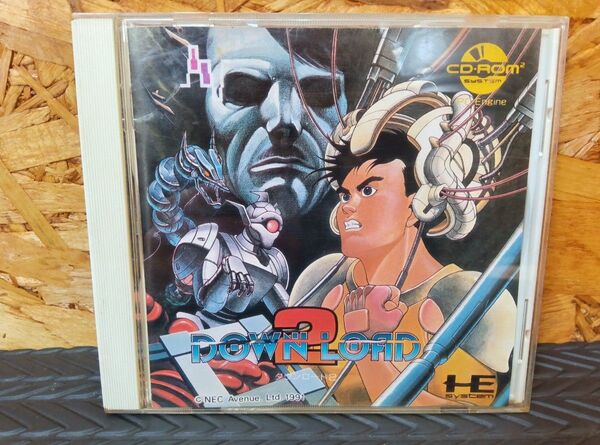 ★当時物★ダウンロード2 CD-ROM2 PCエンジン レトロゲームソフト PCE 希少 レア NEC AVENUE