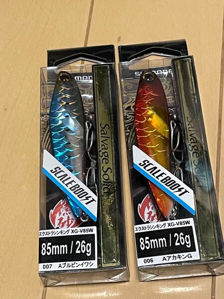 シマノ▲熱砂 サルベージソリッド 26g▲Aブルピンイワシ&AアカキンG▲ヒラメ マゴチ シーバスに▲定価1210円