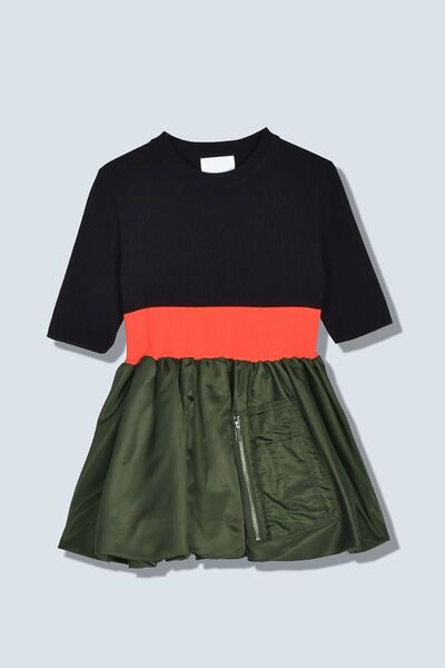 【OMMO / オーエムエムオー】DOCKING KNIT TOP
