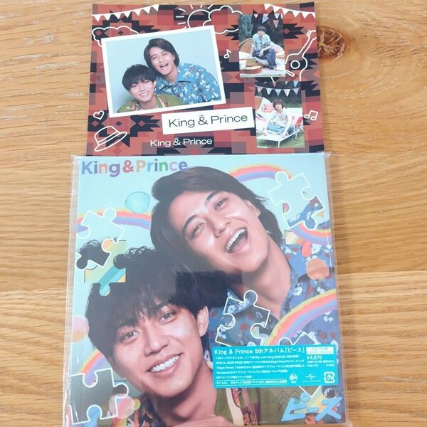 King&Prince アルバム ピース Dear Tiara盤 ステッカー 特典