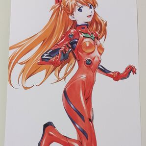 愛蔵版限定特典 エヴァンゲリオン アスカ 複製原画