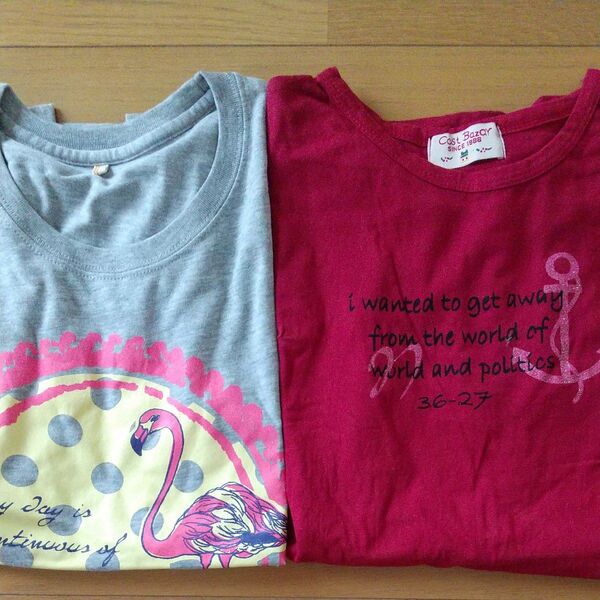 Tシャツ 2枚セット レディース 半袖 カットソー