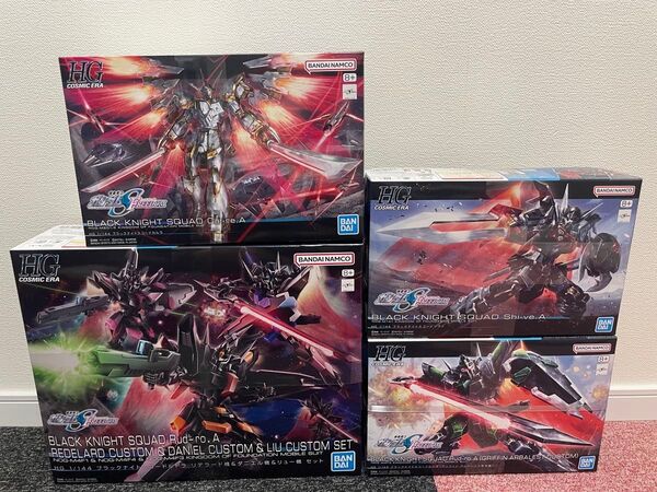 HGCEブラックナイトスコード4点セット(カルラ+シヴァ+ルドラ 4機 )