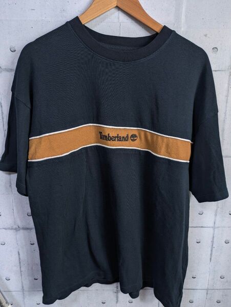 ティンバーランド 半袖 Tシャツ ネイビー 日本サイズL〜XL