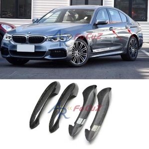 BMW G20 G30 X3 G01 X4 G02 X5 G05 GT G32 リアルカーボン ドアハンドル カバー 4PCSセット