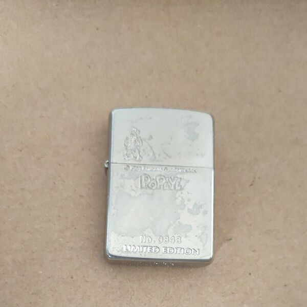 ZIPPO 限定品ライター Popeye No.0848 シルバー