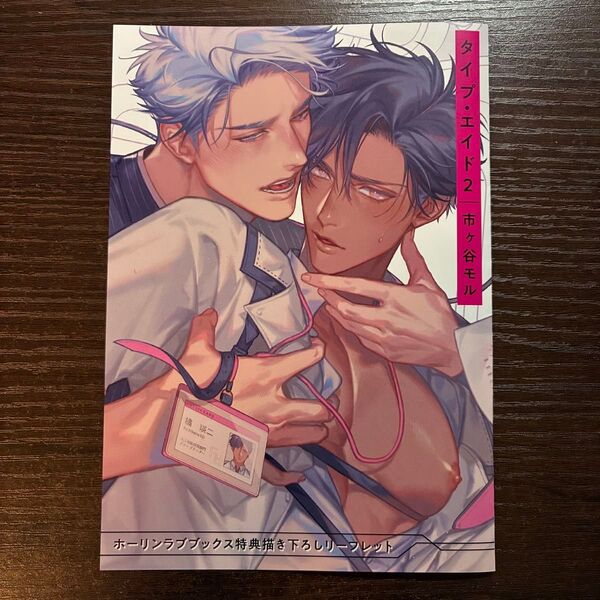 新品未読 タイプエイド 2 ホーリンラブブックス 特典 リーフレット 市ヶ谷モル