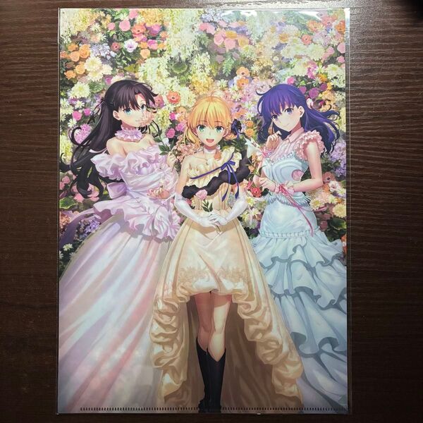 Fate/stay night 20周年 クリアファイル 凛 セイバー 桜
