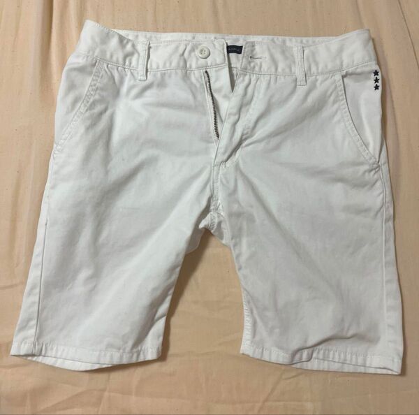 VENCE EXCHANGE 97107-1 ハーフパンツ 白 短パン ショートパンツ S