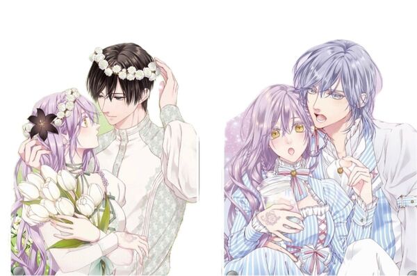 【新品・未開封】悪役令嬢は溺愛ルートに入りました!? アクリルパネル2個セット 花冠 ひとくち