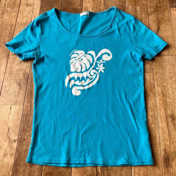 Tシャツ モンステラ XL ハワイアン フラダンス マウナロア