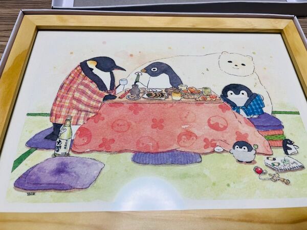 【新品】コウペンちゃん 複製原画 こたつ 大阪 絵画 真作 抽選販売